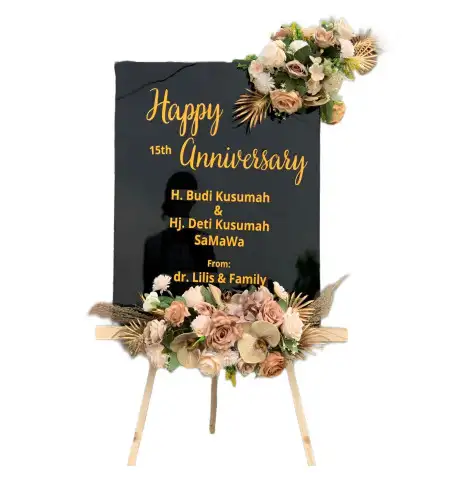 Papan Bunga Akrilik sekojo