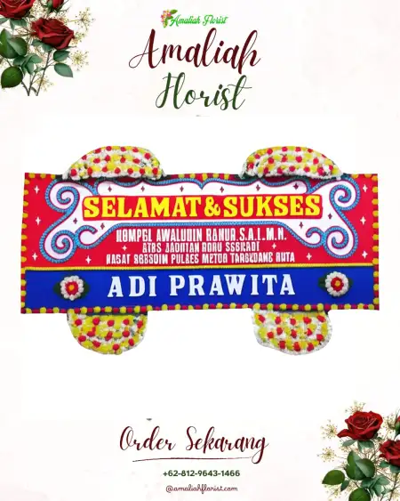 Papan Bunga Ucapan Selamat sekojo